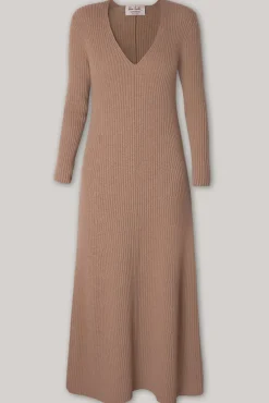 Adriel Wool and Cashmere-blend Dress