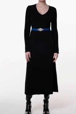 Adriel Wool and Cashmere-blend Dress