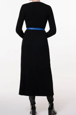 Adriel Wool and Cashmere-blend Dress