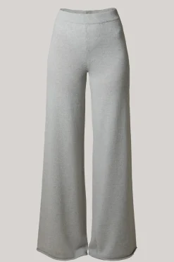 Akeem Cashmere Wide-Leg Pants In Pumice