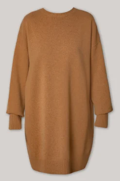 Aniel Open Back Wool and Cashmere-blend Dress