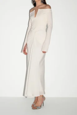 Anita Ankle Length Dress In Off-White