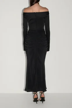 Anita Ankle Length Dress In Black