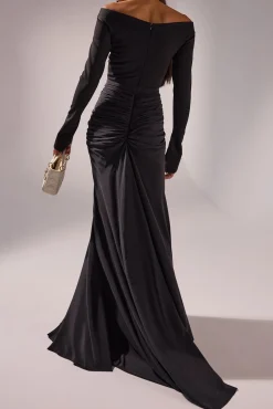 Anita Long Dress In Black