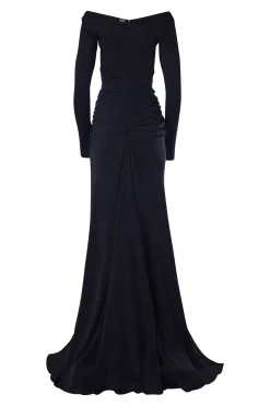 Anita Long Dress In Black