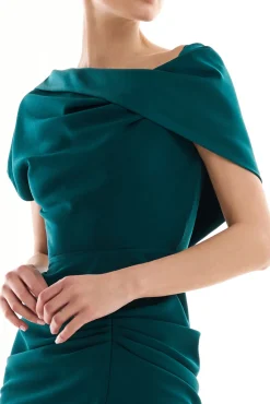 Aqusa Long Dress In Emerald