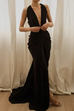 Artemis Long Dress In Black