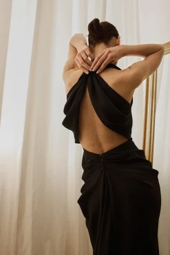 Artemis Long Dress In Black