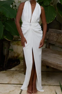 Artemis Long Dress In Off-White