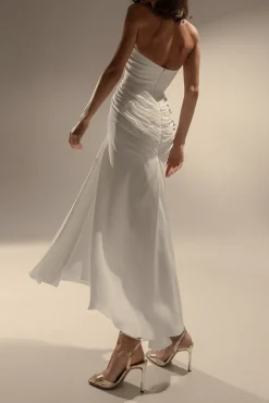 Blanca Midi Dress In Off-White