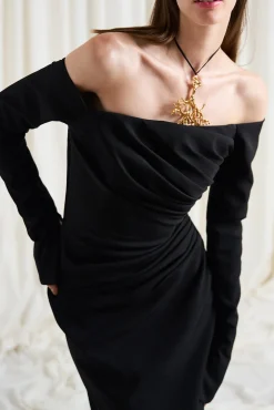 Cara Long Dress In Black