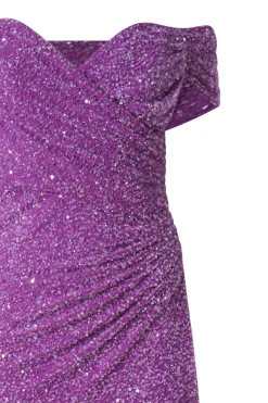 Gaia Dress In Royal-Lilac