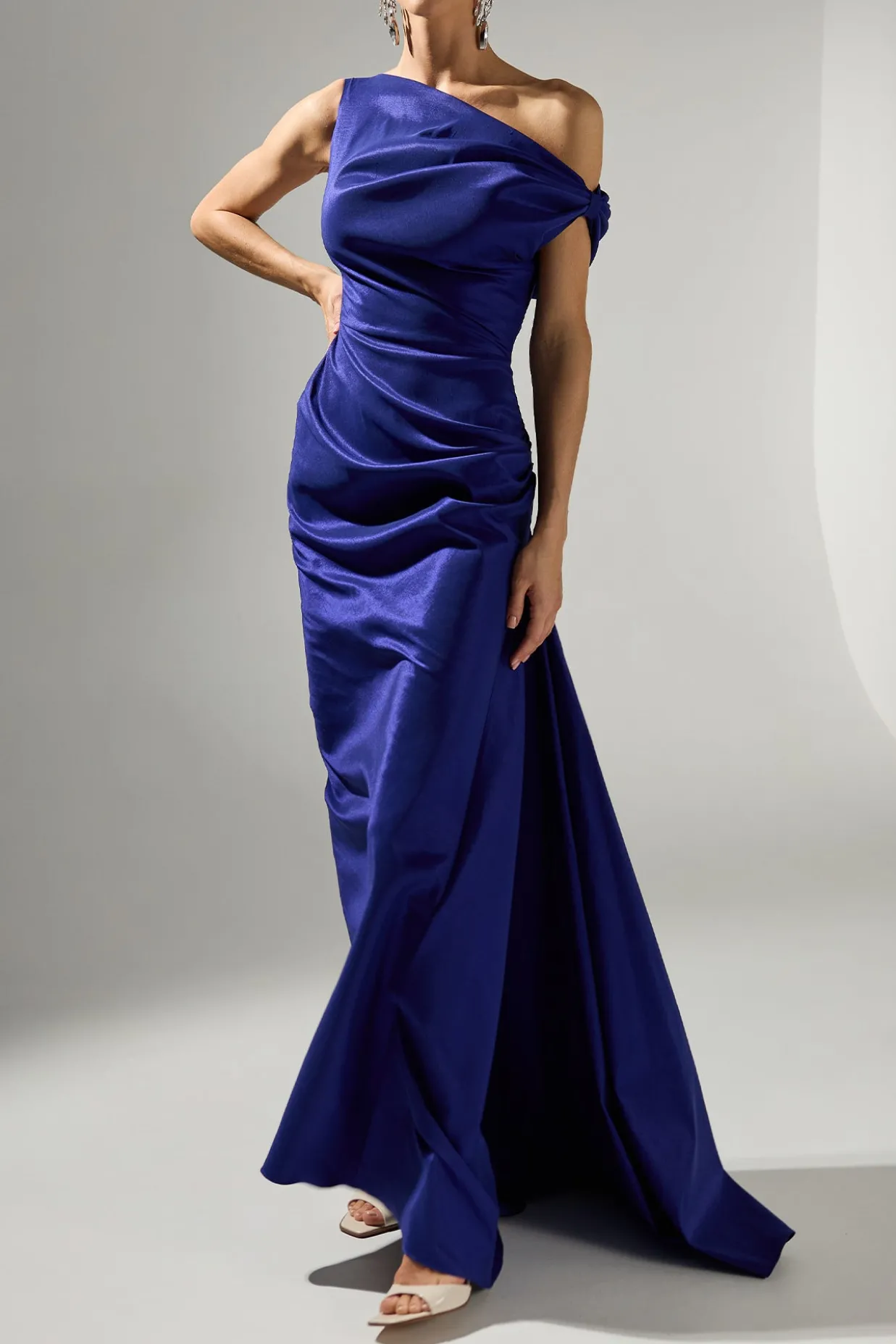 Hayfa Dress In Royal-Blue