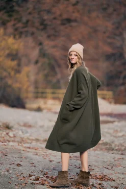 Jair Wool and Cashmere-blend Long Cardigan