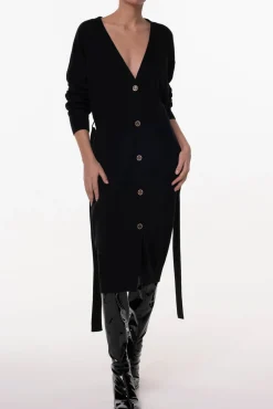 Lani Cashmere Long Cardigan In Embassy
