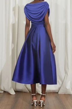Leah Jersey Top In Royal Blue