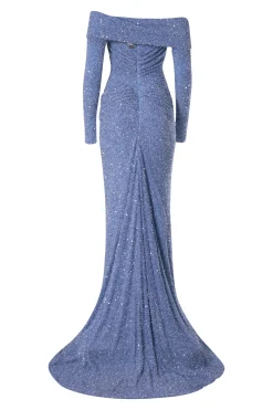 Lorene Dress In Sky-Blue