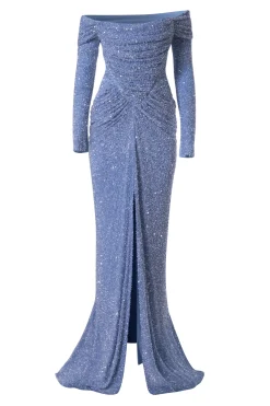 Lorene Dress In Sky-Blue