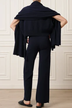 Lux Cashmere Scarf In Neptune