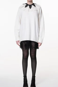 Margaret Ruffled Cotton Lace Collar