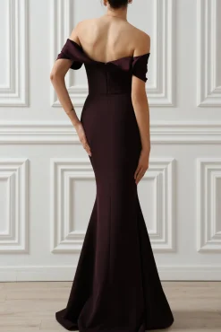 North Long Dress In Merlot