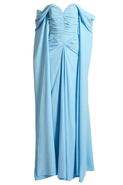 Saliya Dress In Sky-Blue