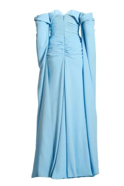 Saliya Dress In Sky-Blue