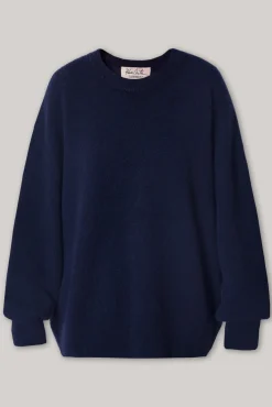 Sariel Cashmere and Silk-blend Sweater In Blue