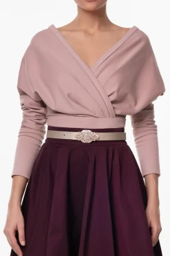 Sofia Stretchy Top In Blush