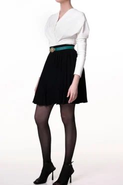 Sofia Stretchy Top In Ivory