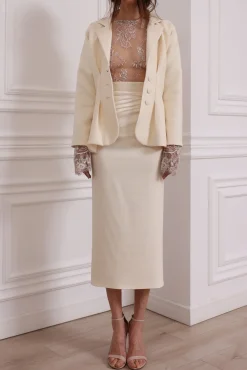 Structured Jacket In Cream