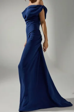 Sylvie Long Dress In Sapphire