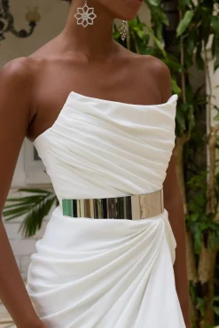 Zaira Long Dress In Off-White