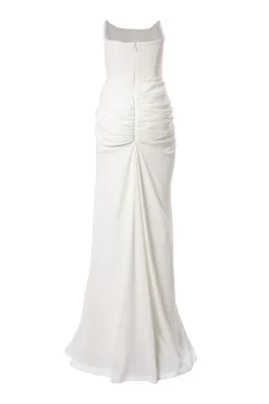 Zaira Long Dress In Off-White